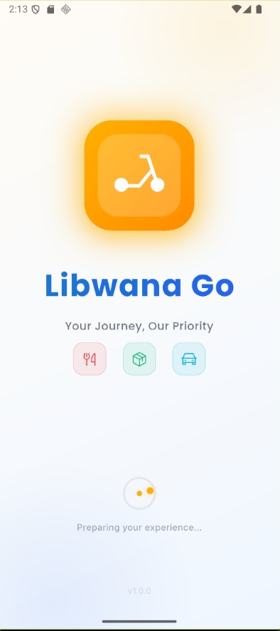 LibWana Go mobile app welcome screen